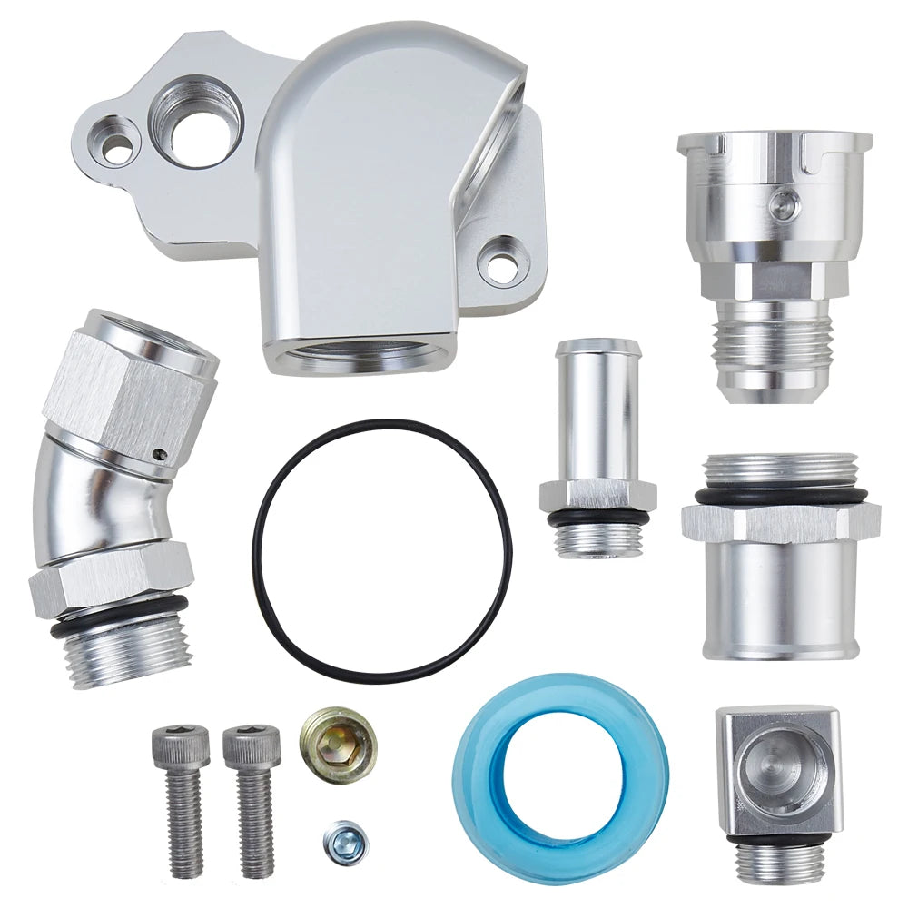 Honda Acura RSX Civic Si K20 K24A1 Upper Coolant Housing with Built-In Filler Neck and Thermostat - Aluminium