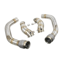 Load image into Gallery viewer, BMW M5 F90 / M8 F91 F92 F93 S63 4.4L Twin Turbo 304 Stainless Steel Downpipes