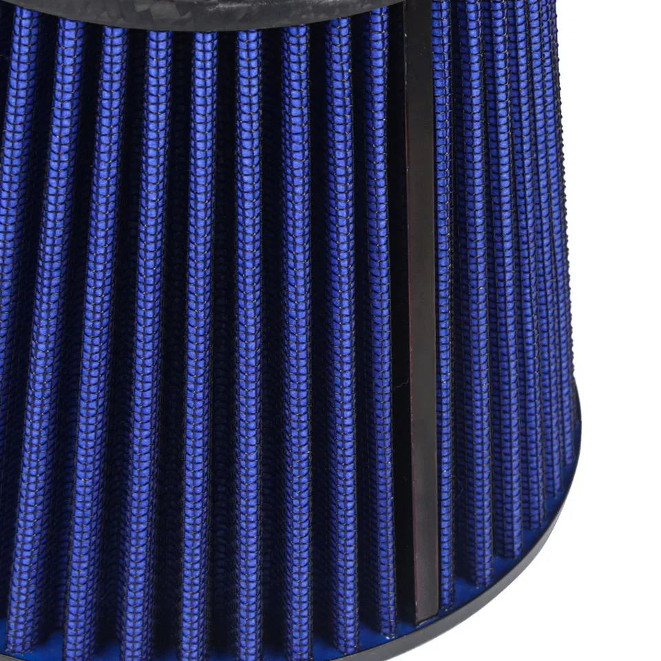Universal 3.5 inch 89 mm Glossy Carbon Fibre Washable Mushroom Cone Air Filter