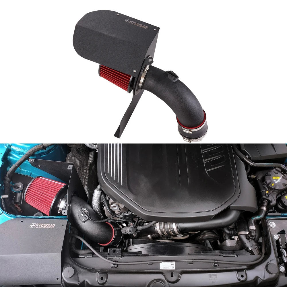 BMW N20 / N26 / N55 / B48 / B58 / S55 / S58 Black Aluminium Cold Air Intake System - Multiple Applications