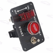 Load image into Gallery viewer, Universal 12V Compact Racing Ignition Switch Panel 9.5 x 6.5 cm - Easy Install