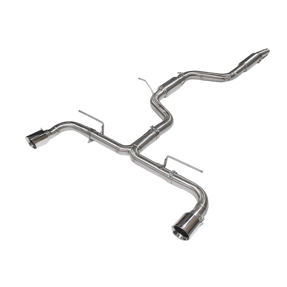 VW Golf GTI MK8 2022+ 2.0T MQB EVO Stainless Steel Valved Cat-Back Exhaust System