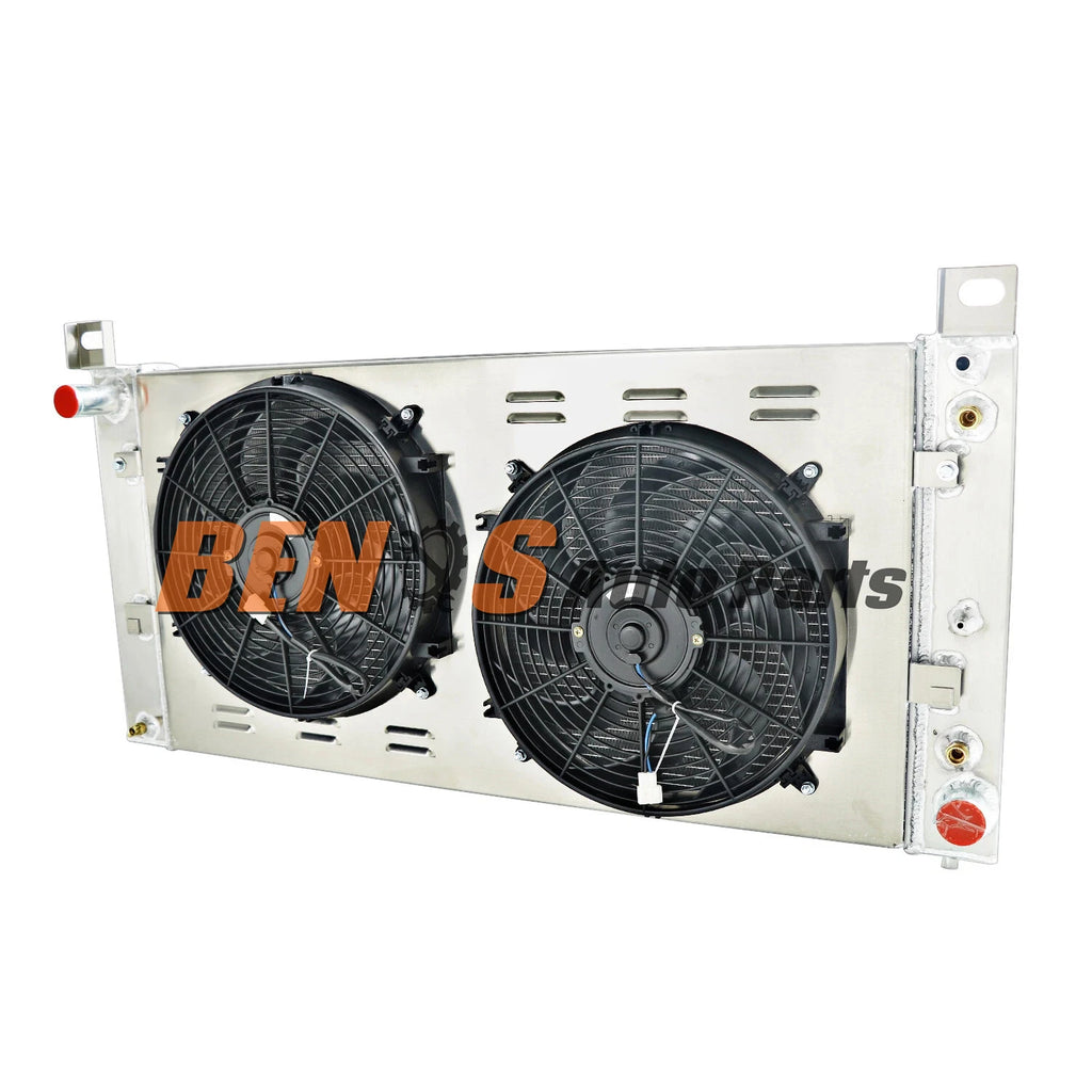 Radiator Shroud+Fan for Chevy Silverado 1500 2500 GMC Yukon Hummer H2 5.3L 99-13