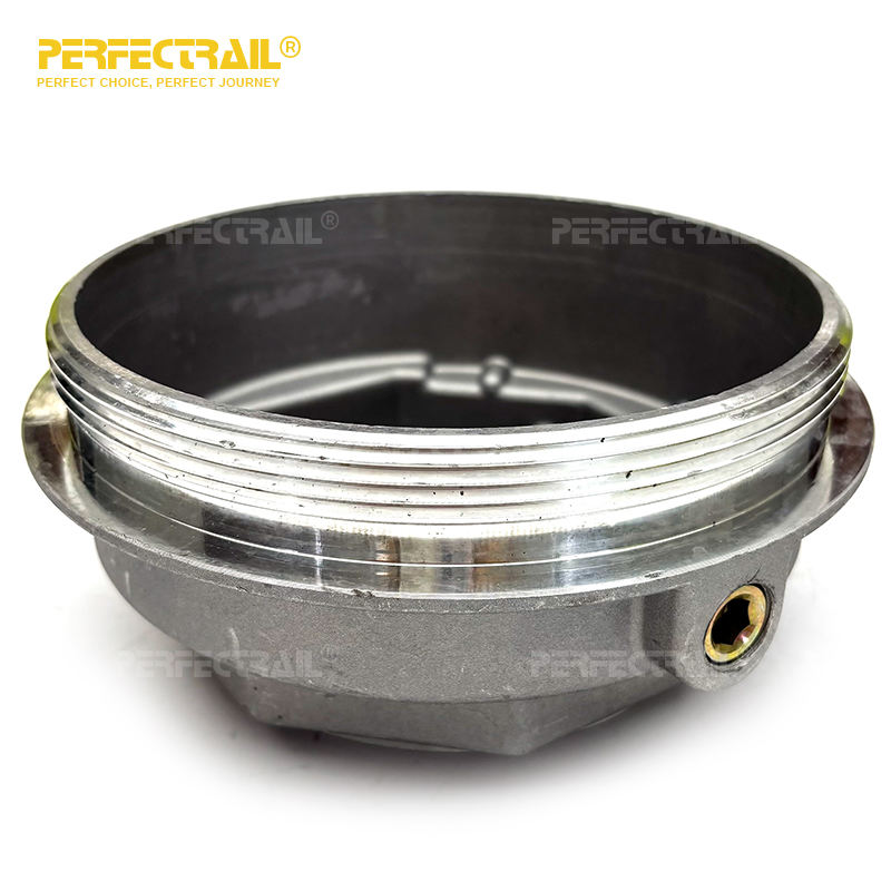 PERFECTRAIL 343-4075 Wholesale Heavy Duty Truck Parts Screw-On Aluminum Wheel Hub Center Cap for American Truck Trailer Axles