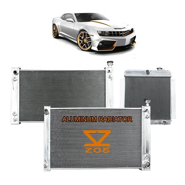 Aluminum Radiator for Chevrolet Truck Pickup 3100 3500 3800 V8 1955-1959 Water tank