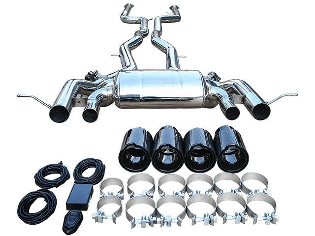 BMW M3 G80 / M4 G82 Stainless Steel Valvetronic Exhaust System - Mirror Polished