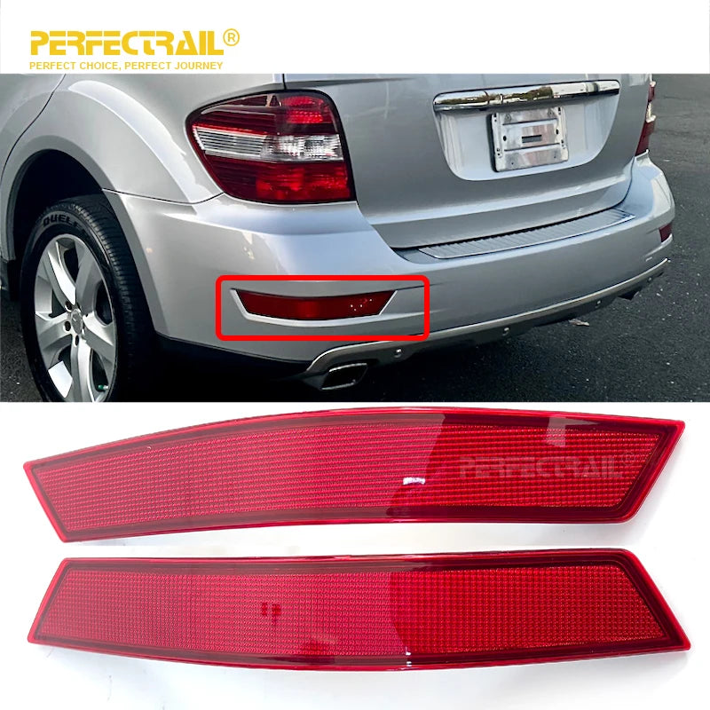 PERFECTRAIL 1648200374 1648200674 Auto Parts Rear Bumper Reflector Light for Mercedes Benz ML320 ML350 ML450 ML550 ML63 AMG