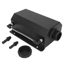 Universal 2 Litre AN10 Aluminium Oil Breather Catch Tank, 12 mm Ports