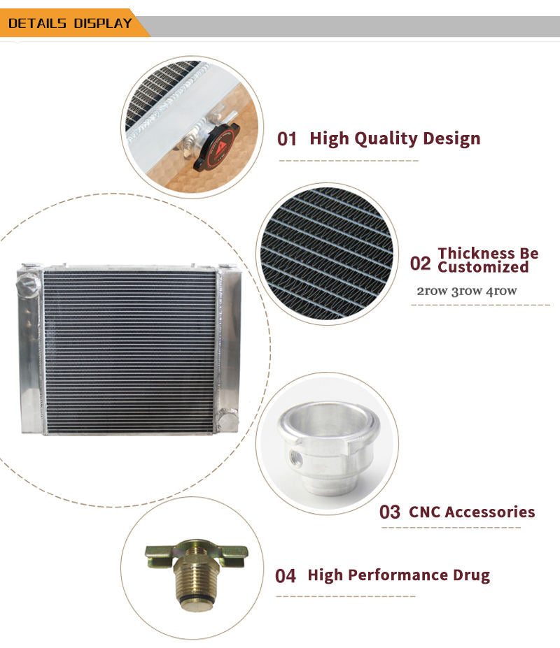 Aluminum Radiator for Universal RADIATOR AN20