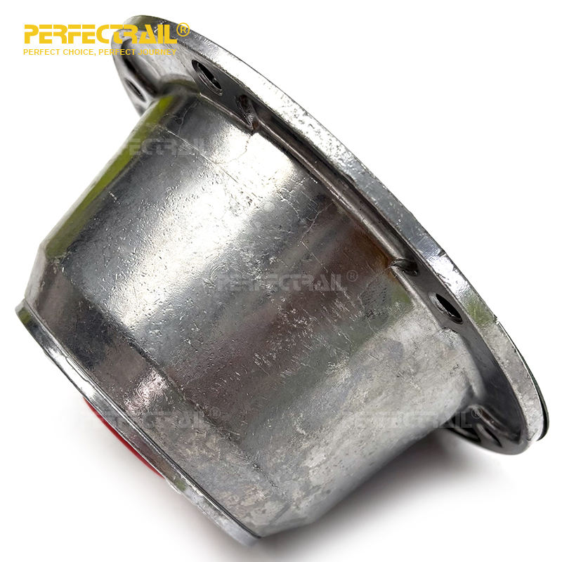 PERFECTRAIL 343-4195 Trailer Parts 6 Hole Aluminum Wheel Hub Center Cap for Freightliner for Volvo for Kenworth