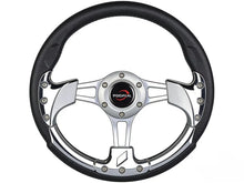 Load image into Gallery viewer, Universal 360 mm Black 3-Spoke Racing Steering Wheel – BMW 1 Series E81 / E87