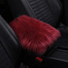 Warm Fur Plush Car Armrest Seat Box Pad For Hyundai Tucson Elantra Creta IX25 IX35 Sonata Solaris Santa Fe Accent Creta Azera