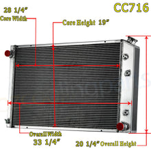 Load image into Gallery viewer, 4 Row Radiator Shroud Fan for 1973-1987 CHEVY C10 C20 C30 K10 K20 K30 Pickup V8
