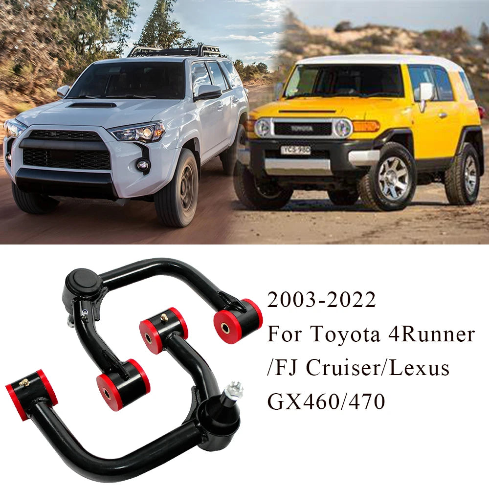 Toyota FJ Cruiser / 4Runner / Lexus GX470 GX460 2003-2022 Front Upper Control Arms for 2-4 inch Lift