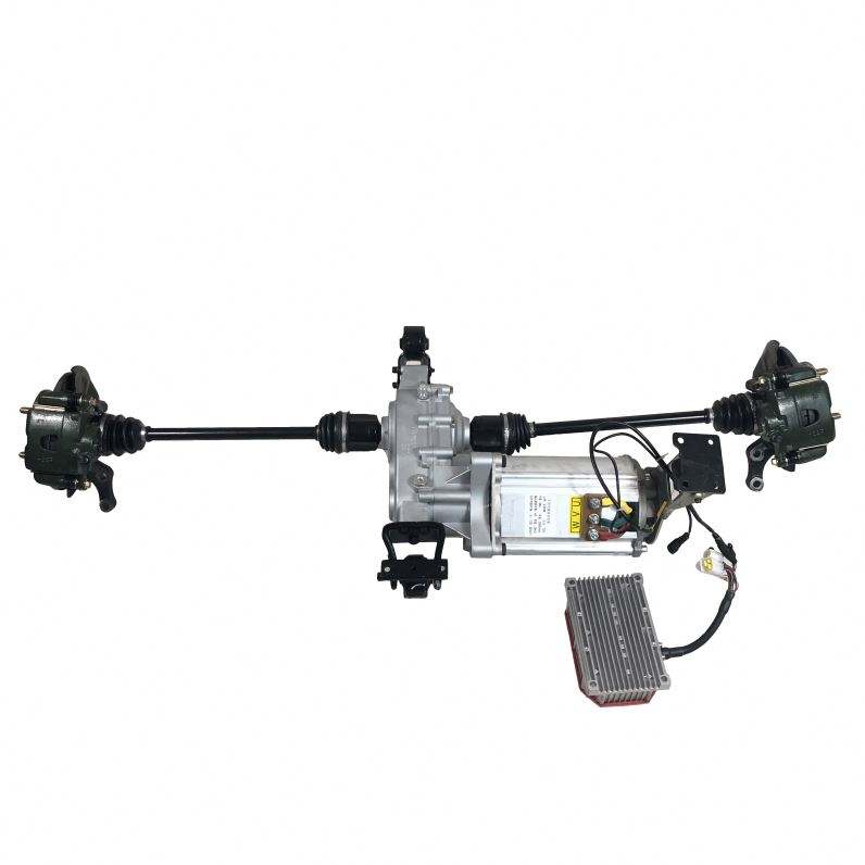 Multifunctional Front Drive Assembly for Electric Vehicle