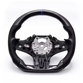 BMW F40 F44 G20 G30 G80 Custom Carbon Fibre Flat Bottom Sport Steering Wheel