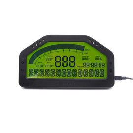 Universal 12V Digital LCD Race Dash Display with Waterproof Screen and Gauge Sensor Kit