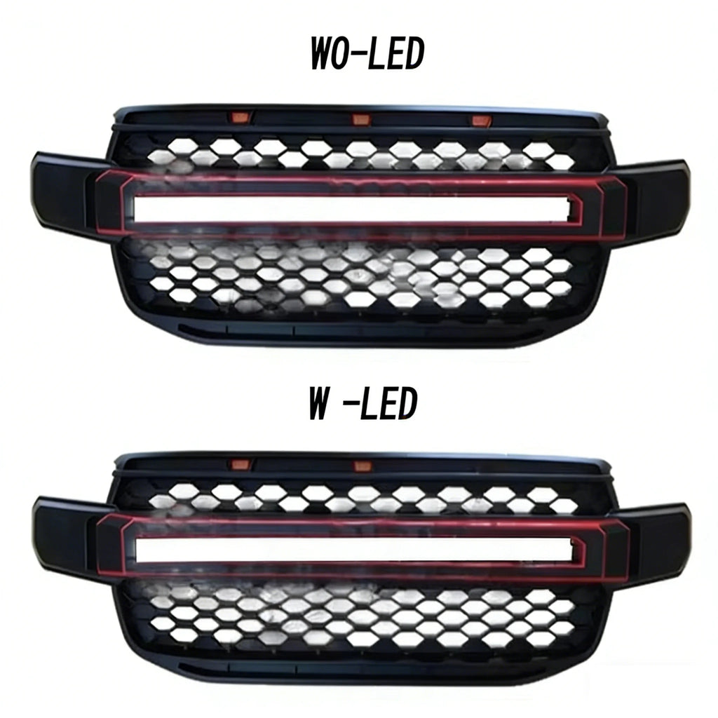GZDL4WD 4X4 Car Exterior Accessories Grille for Ranger T9 2022+ Next Gen XL XLS XLT Wildtrak Everest 2022+ Grill
