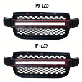 GZDL4WD 4X4 Car Exterior Accessories Grille for Ranger T9 2022+ Next Gen XL XLS XLT Wildtrak Everest 2022+ Grill