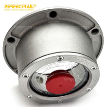 Load image into Gallery viewer, PERFECTRAIL 343-4009 Factory Trailer Parts 6 Hole Bolt-On Aluminum Wheel Hub Center Cap for Trailer Axles