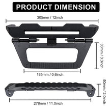 Load image into Gallery viewer, Ford Bronco 2021-2024 Front Grab Handles - Black Aluminium, 2 and 4 Door, Soft and Hard Top