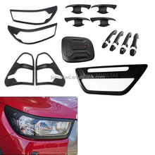 Load image into Gallery viewer, Toyota Hilux 2015-2024 Matte Black Exterior Accessory Kit (Headlight/Tail Light Covers)