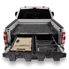 Truck Bed Storage System with Drawers, Toolbox, and Canopy Topper for Full-Size Pickups