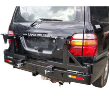 Load image into Gallery viewer, BRR-TYT-009 Toyota Land Cruiser 100 series Rear bumper with dual spare wheel carrier Rear Bumper