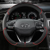 Microfiber Leather Car Steering Wheel Cover Anti-slip for Hyundai i30 Kona i10 i35 Elantra Santa Fe Auto Accessories