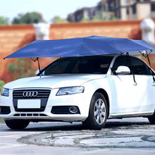 Load image into Gallery viewer, 4.2M Semi-automatic Car Roof Sunshade - Portable Universal SUV/Sedan Umbrella