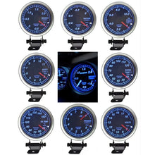 Load image into Gallery viewer, Universal Digital Electronic Racing Gauge, Boost / Oil Pressure / Temp / Tacho / Volt / AFR, 52-120 mm