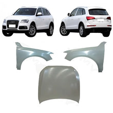 Load image into Gallery viewer, Audi Q5 8R 2009–2017 Front Fender / Bonnet Replacement, Steel or Aluminium 8R0821105 8R0821106 8R0823029