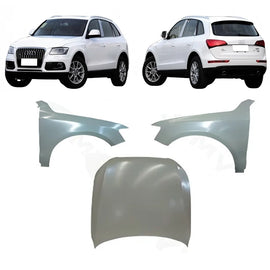 Audi Q5 8R 2009–2017 Front Fender / Bonnet Replacement, Steel or Aluminium 8R0821105 8R0821106 8R0823029