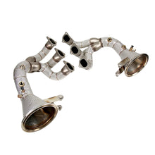 Load image into Gallery viewer, Porsche 911 992 GT3 / GT3 RS 304 Stainless Steel Equal Length Long-Tube Exhaust Headers with Heat Shield