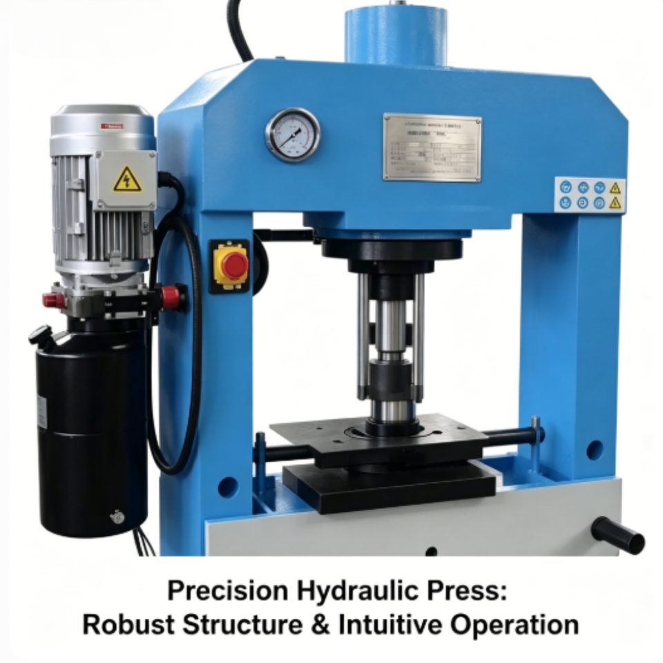 Efficient Servo Hydraulic Press with Precise Speed Control, Widely Used in Electronics Hardware Kitchenware Shaping to Save Cost