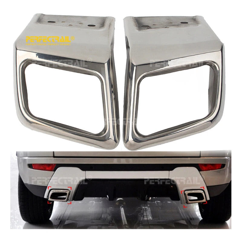 LR027872 LH LR027871 RH Rear Bumper Exhaust Tube Trim Exhaust Tip for Land Rover Range Rover Evoque 2011-2019