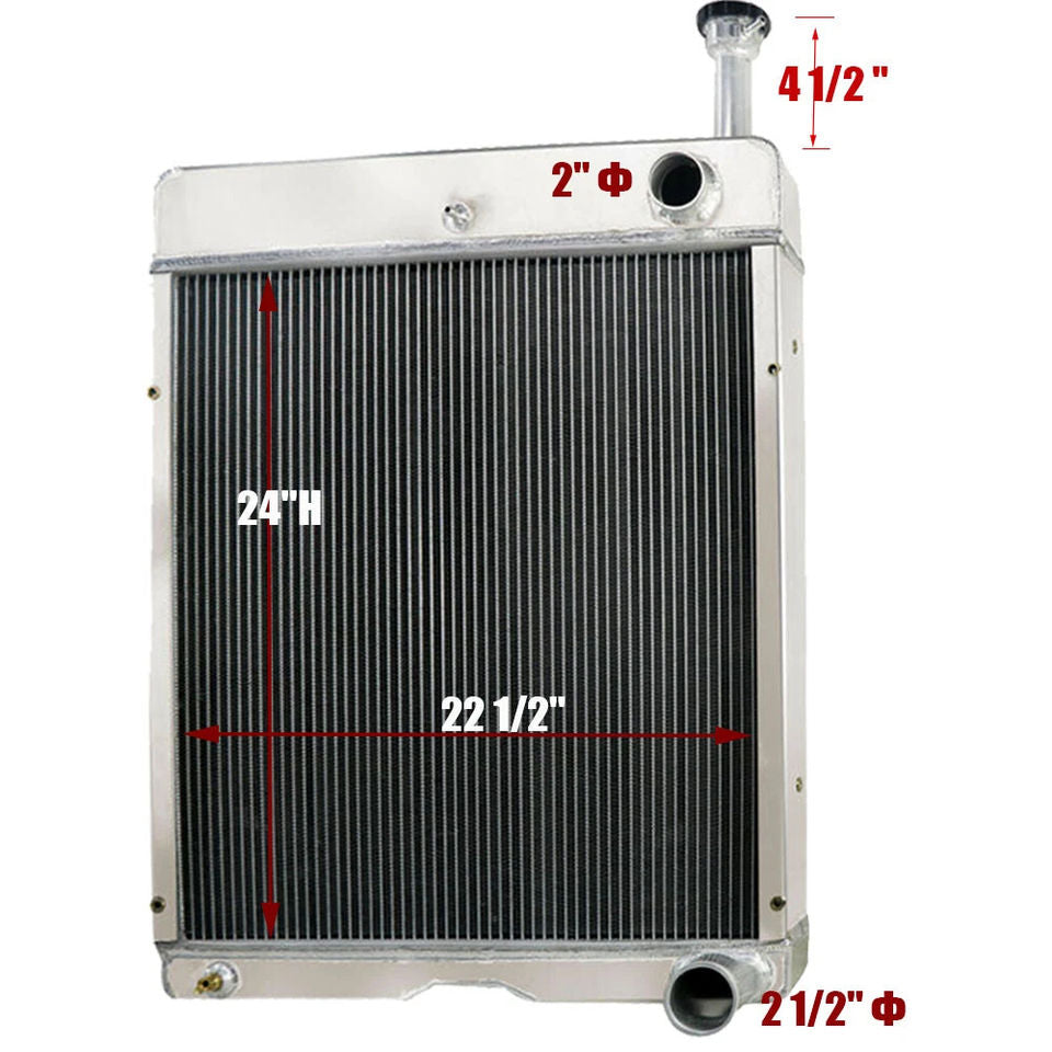 4 Row Aluminum Radiator Fits International 766 886 986 966 1066 146614861566