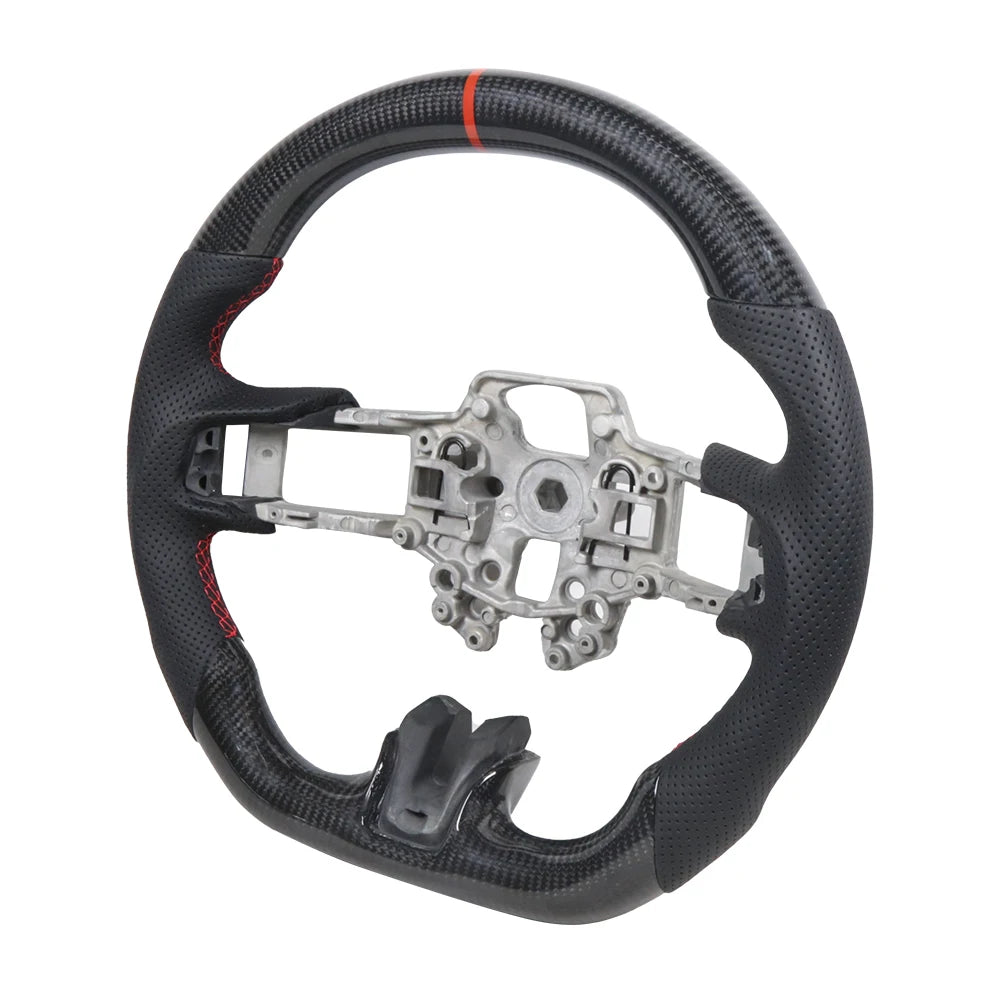 Ford Mustang 2018-2024 GT / GT350 / GT500 Real Carbon Fibre Sport Steering Wheel - Non-Heated