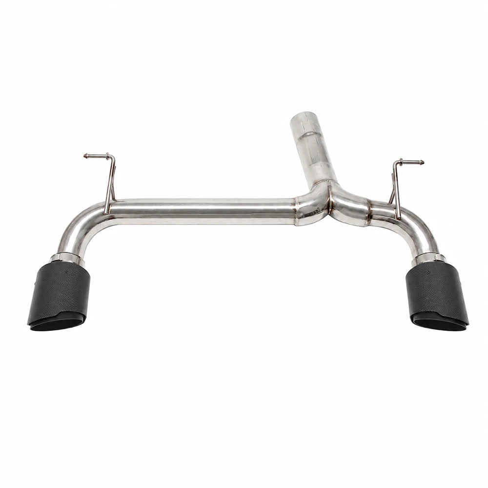 BMW 335i F30 / 435i F32 2012-2016 N55 3.0T Stainless Axle-Back Muffler Delete Exhaust with Carbon Fibre Tips