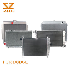 Load image into Gallery viewer, Aluminum Radiator for Dodge B-Series Ram Vans D/W Series Pickup Challenger Ram Charger / Chevrolet Cars Nova 1949-1979