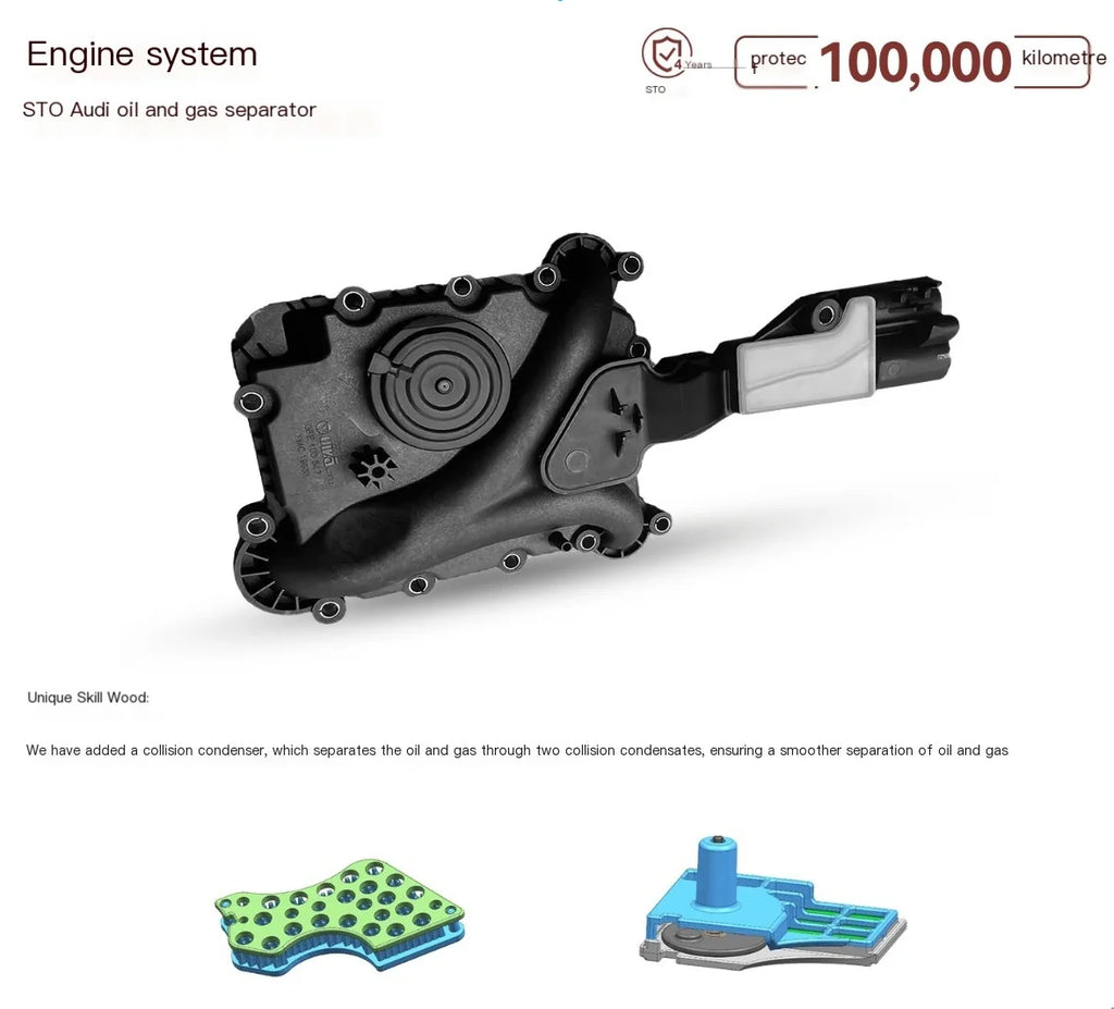 Audi A6 C7 A7 A8 D4 Q7 A5 3.0 TFSI Oil Separator 06E103547AE / 06E103547AK