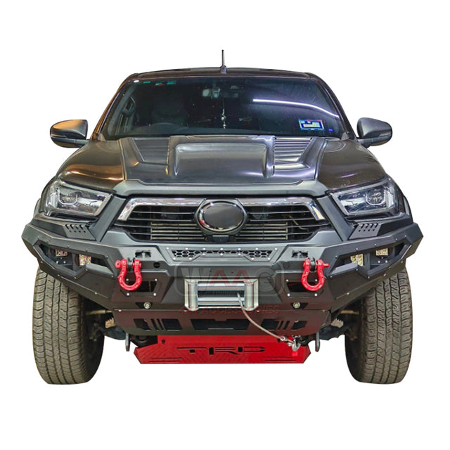 BFR-TYT-005 Toyota Hilux Bull bar with fog light cut-outs Front Bumper