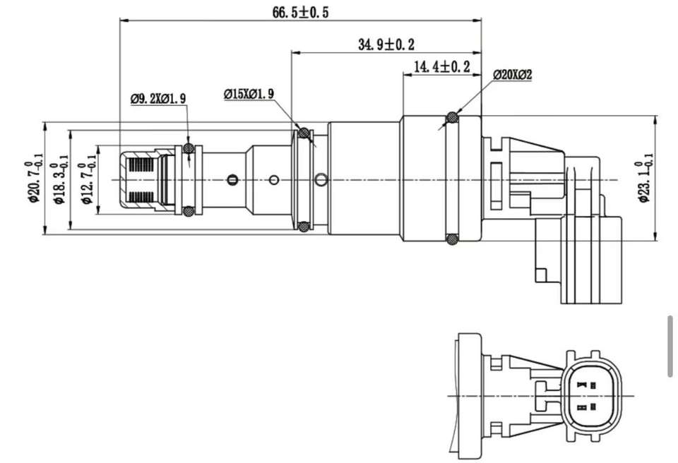 KH-72 Control Valve for Infiniti Automotive Air Conditioning Compressor