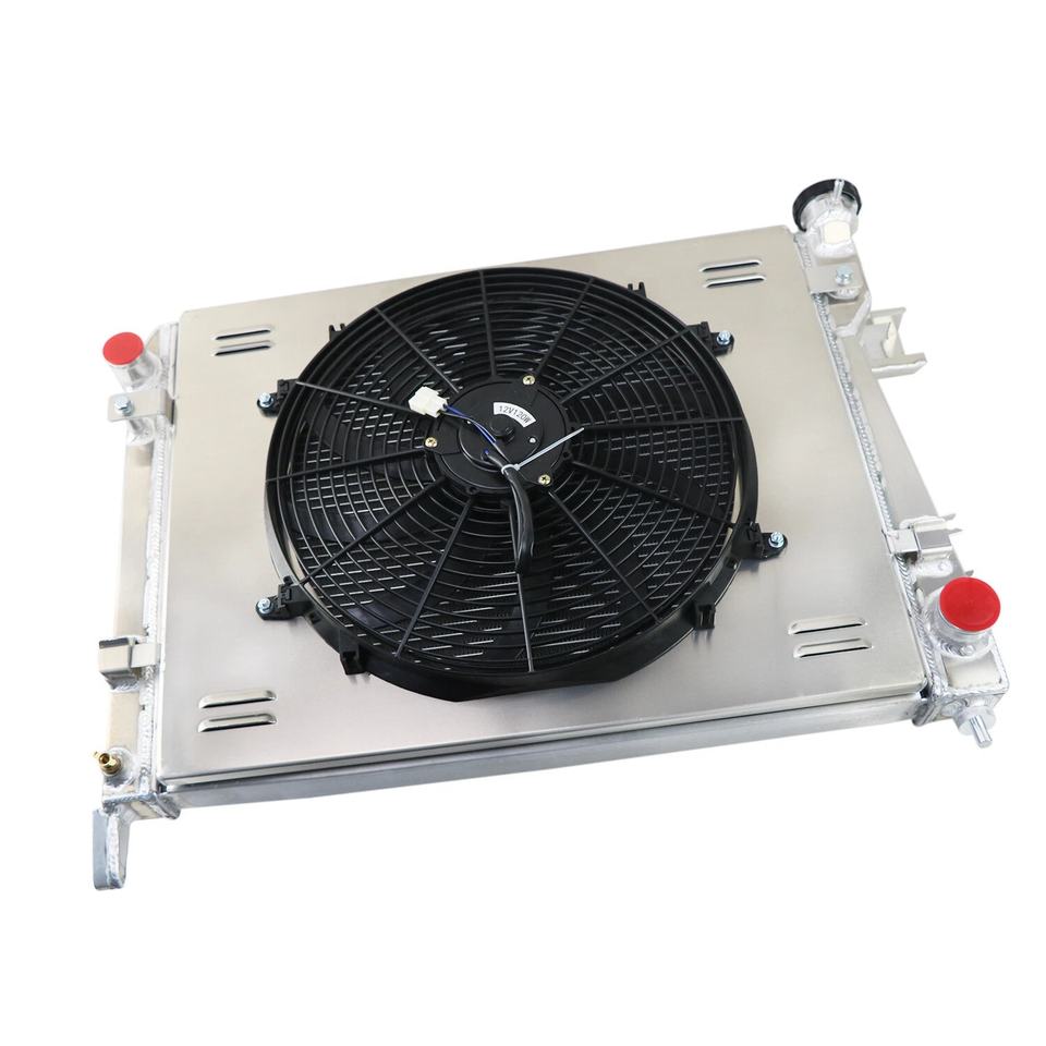 2 Row Radiator Shroud Fan for 2004-2009 Dodge Ram 1500 2500 3500 5.7L