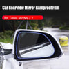 2pcs Rearview Mirror Rainproof Film for Tesla Model 3 Y 2023 Anti-fog Film Full Screen Sticker Safe Driving Auto Accessories