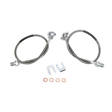 Load image into Gallery viewer, GM Chevrolet GMC 1971-1987 Truck and SUV Stainless Steel Front Brake Hoses for 4-6 Inch Lift