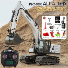 Load image into Gallery viewer, HUINA Upgraded Version K961-100S Kabolite 1/18 Scale Metal Hydraulic Excavator Remote Control RC Fully Functional Model Truck