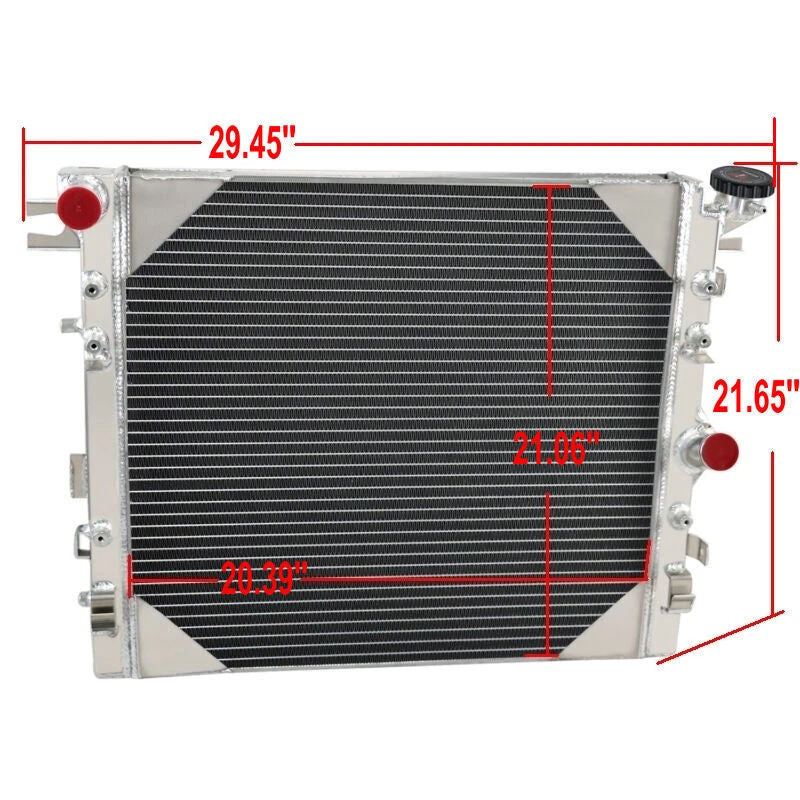 Aluminum Radiator for 07-2017 JeepWrangler JK3.6L 3.8L 2008 2009 2015