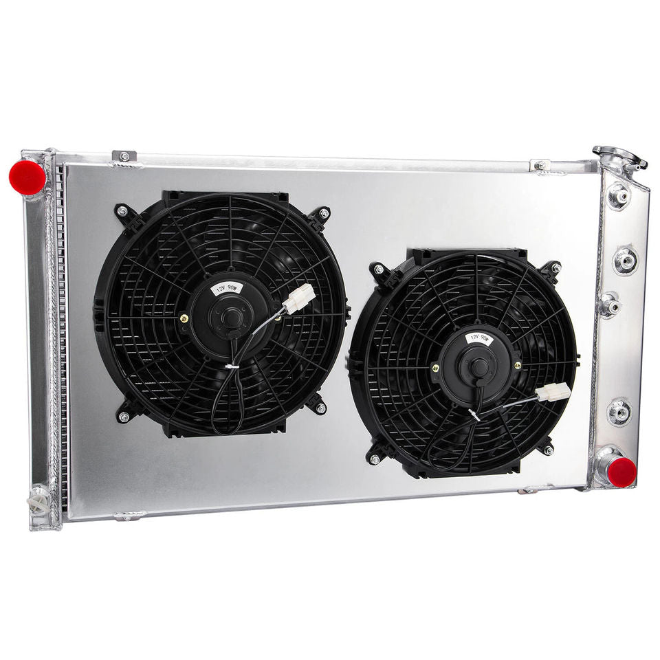 3 Row Radiator Fan Shroud for ChevyImpala Caprice C10 C20 C30 K10 K201968-1987