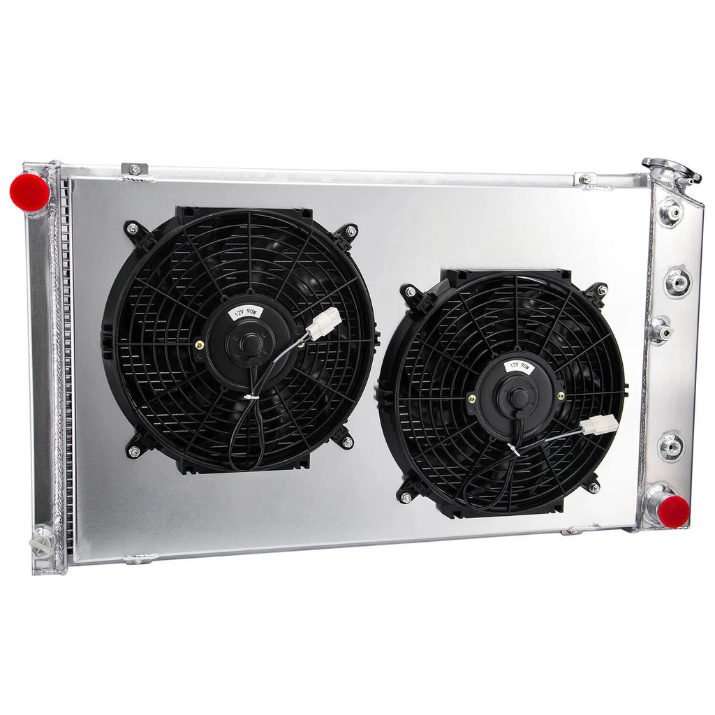 3 Row Radiator Fan Shroud for ChevyImpala Caprice C10 C20 C30 K10 K201968-1987